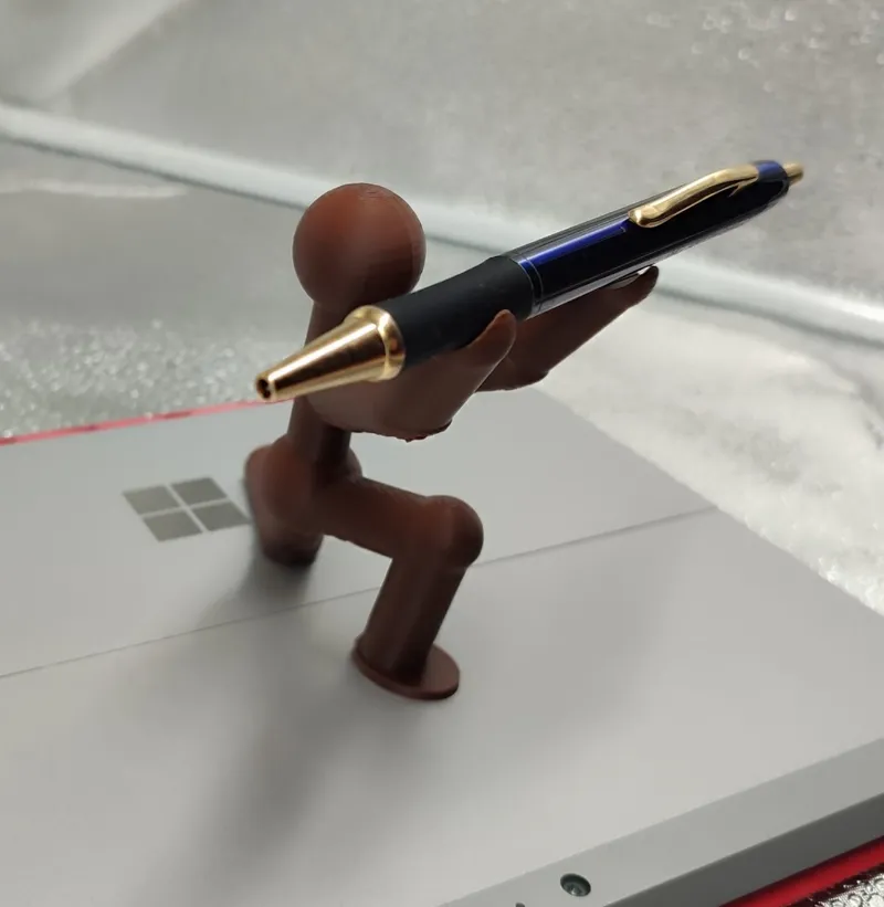 Stickman pen holder