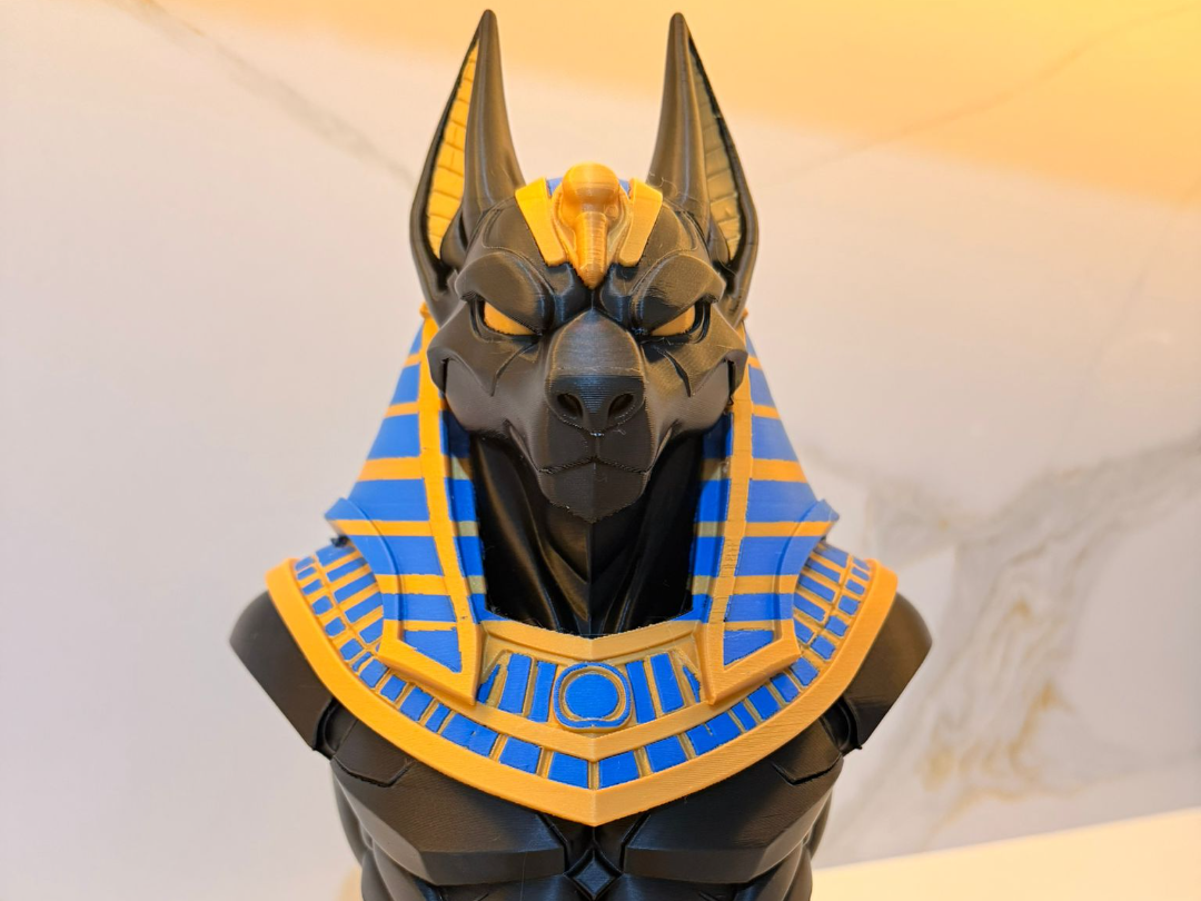 Anubis Bust – High-Detail Egyptian Mythology Model