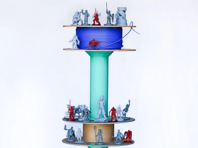 Sizable miniature stand