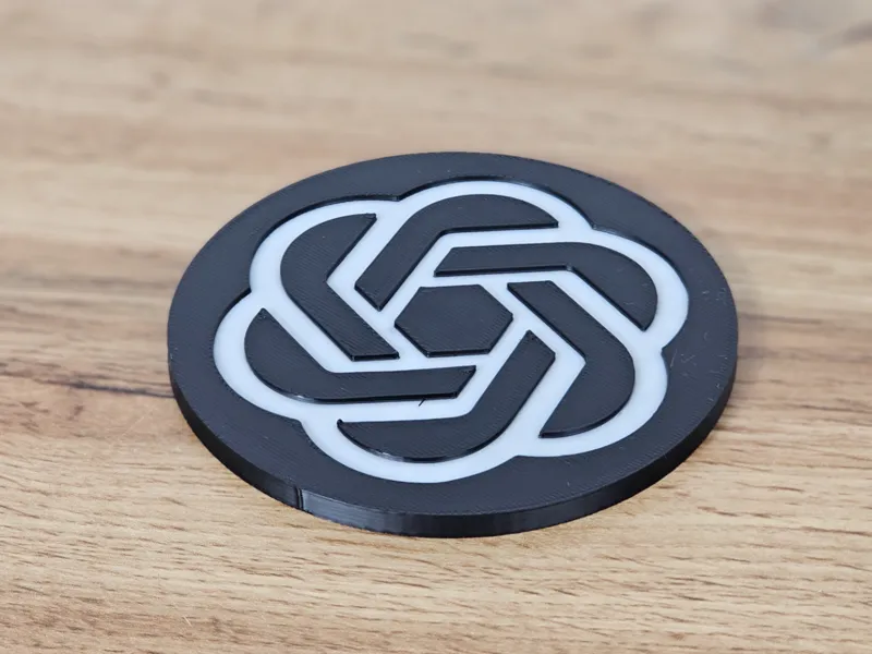ChatGPT/OpenAI-Logo Untersetzer