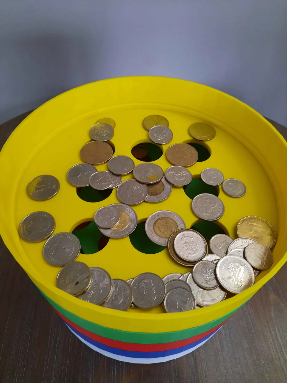 Cad Coin Stack $CAD$ Coin Sorter - Free 3D Print Model - MakerWorld