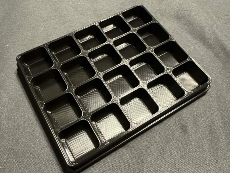 TPU - small screw tray with lid - 20x slot