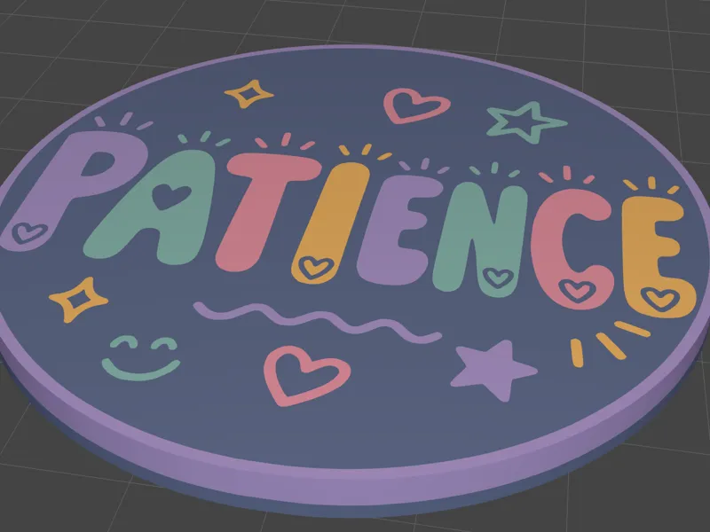 Coaster - Fruit of the Spirit themed (Patience)