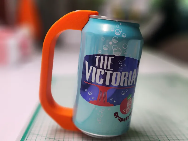 350ml soda can attach handle