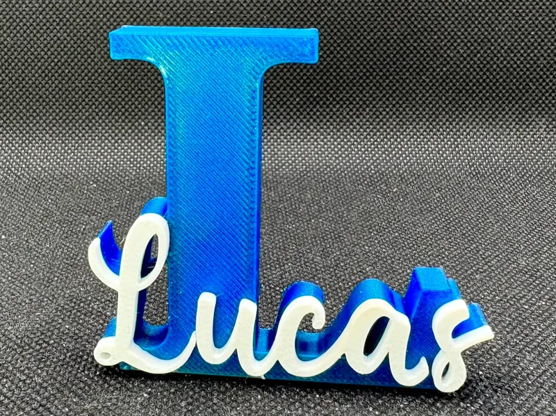 LUCAS name ornament sign nametag