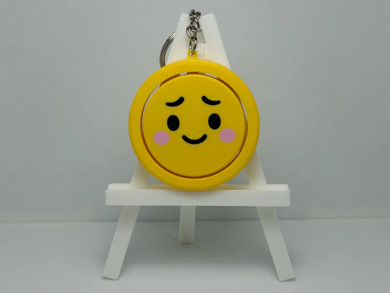Emoji Concerned - Spinning Top Fidget Toy - NFC