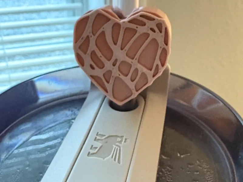Debbie cake valentines day heart straw topper 10mm