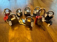 Étiquette pour cadenas de collection — photo 1