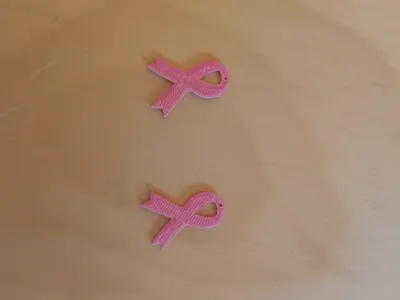 Pink October earrings 