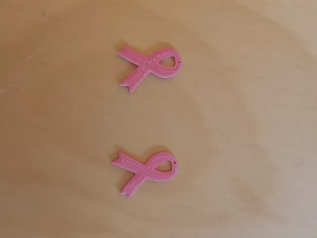 boucles d'oreille octobre rose