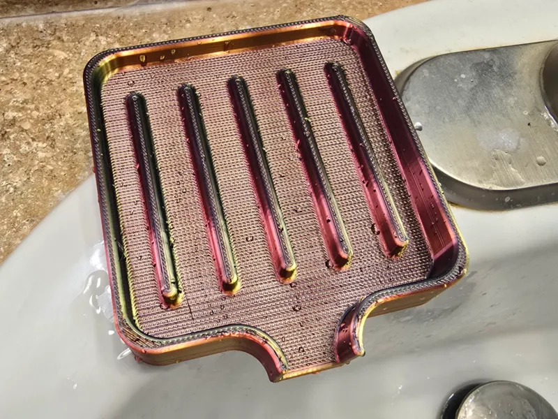 square soap dish
