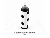 Soccer Water Bottle - Split by Plate