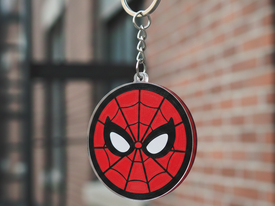 spiderman keychain 