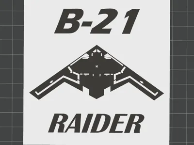 B-21 RAIDER Plaque