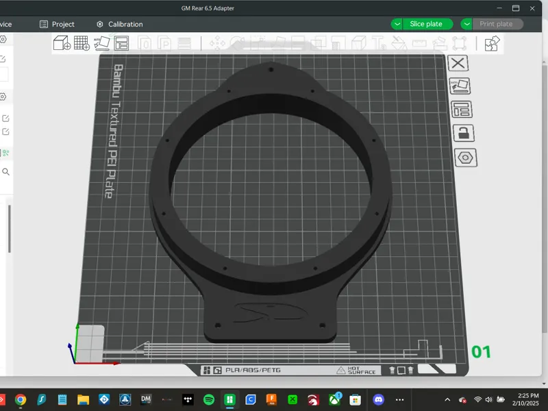 GM Rear 6.5 Adapter