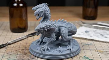 Escenografía en miniatura: Swamp Hydra Terror | RPG Mini — vista de referencia 5