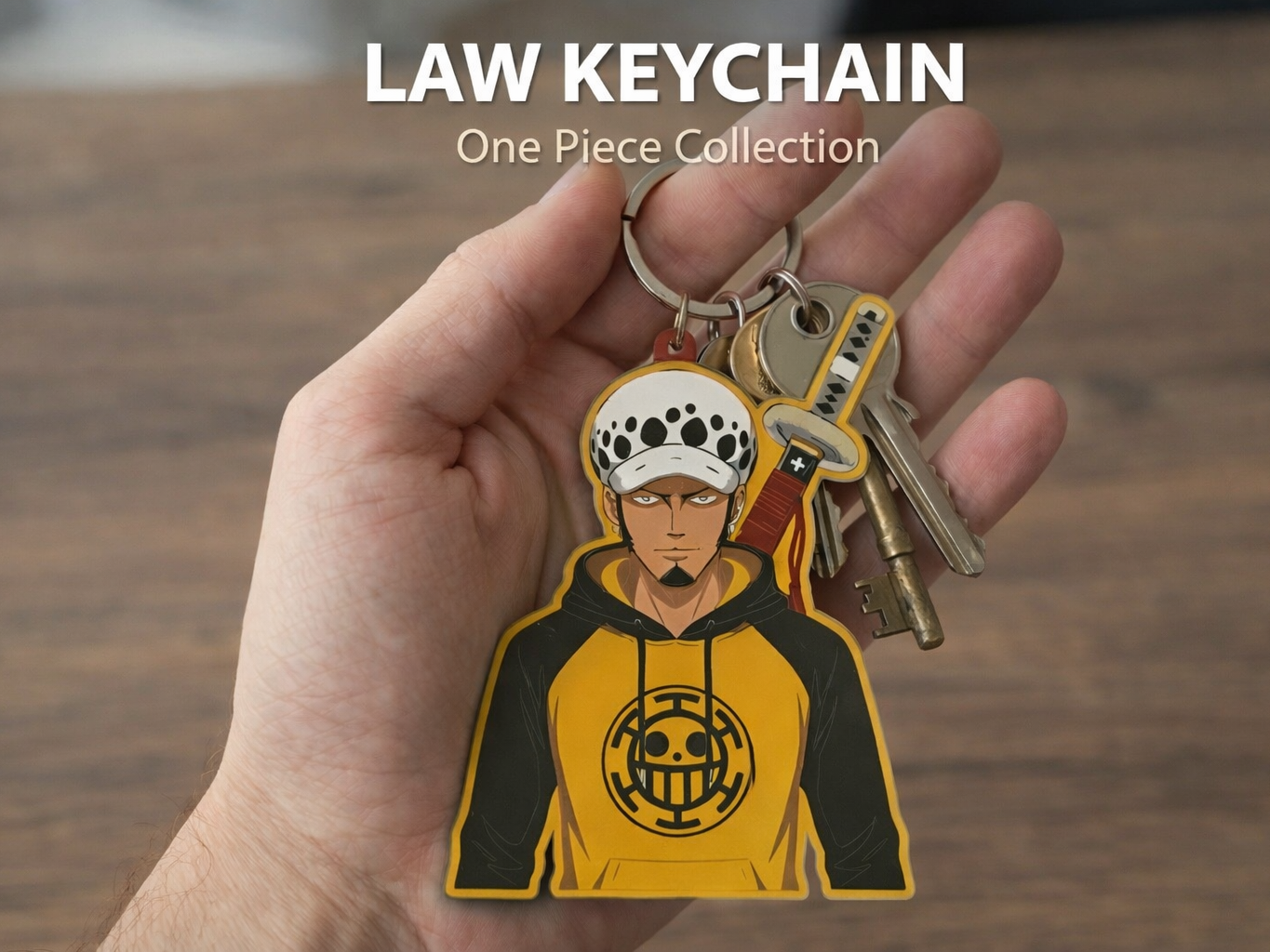 Law Keychain | One Piece | 4 & 8 Color AMS