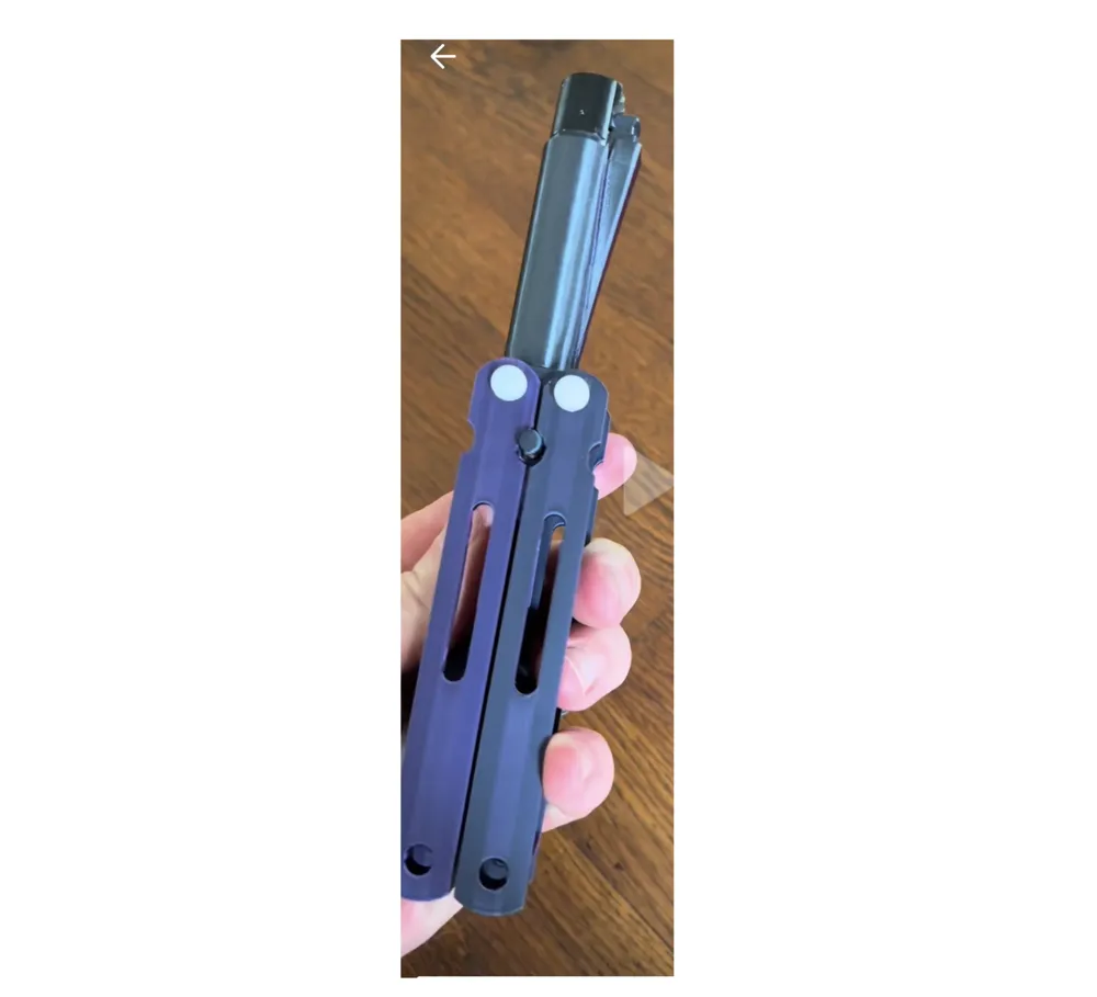 Balisong butterfly clipper lighter holder by Mellor0706 MakerWorld