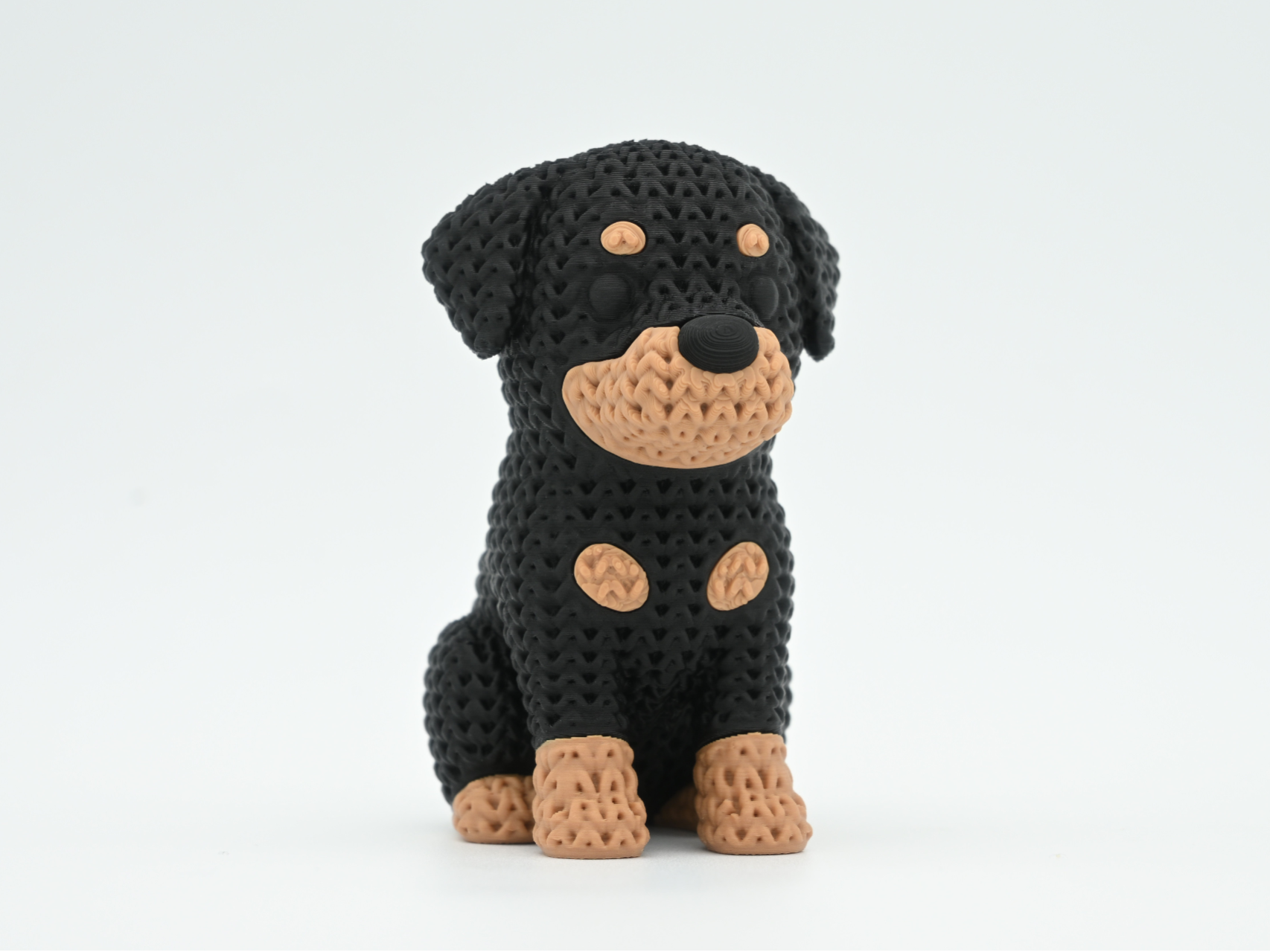 Knitted Rottweiler Dog - 1