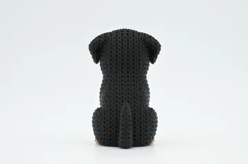 Accesorio para impresora 3D: Knitted Rottweiler Dog — vista de referencia 4