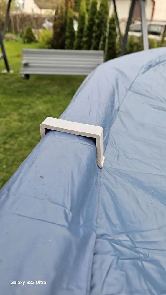 2 in 1 Pool Cover Clip and hook for Intex - Free 3D Print Model ...
