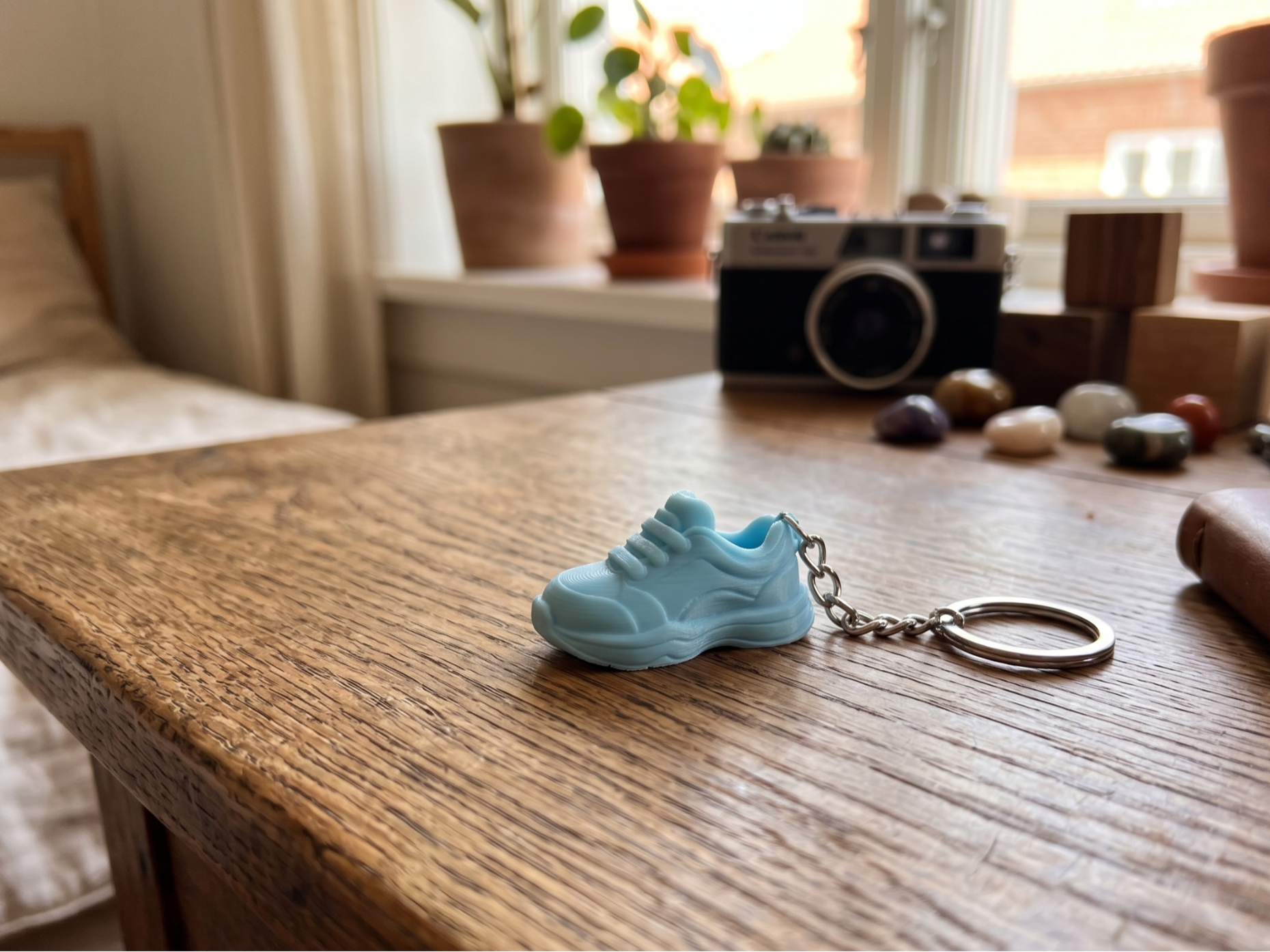 Miniature Sneaker / Running Shoe Keychain