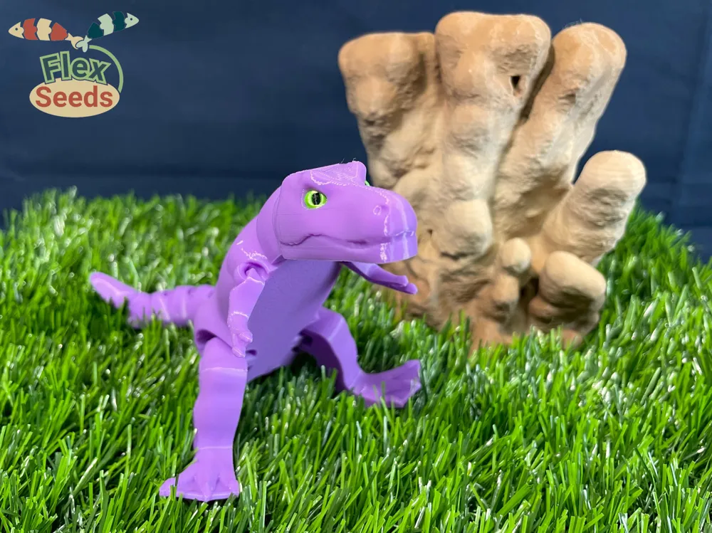 Flexi T-Rex - 3 Prototype Set by 3D_Flexseeds (True of true) MakerWorld ...