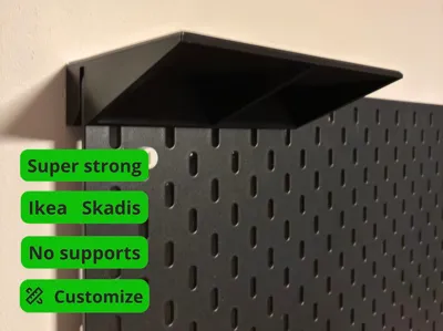 Parametric Top Shelf for IKEA SKADIS