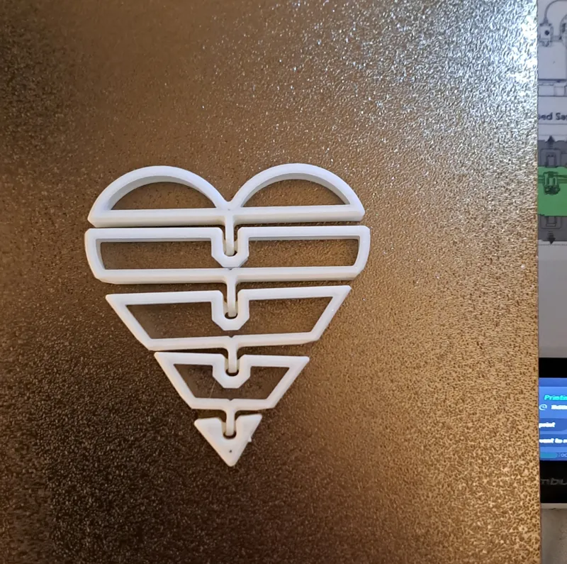 Valentines Heart Flexi - Hollow