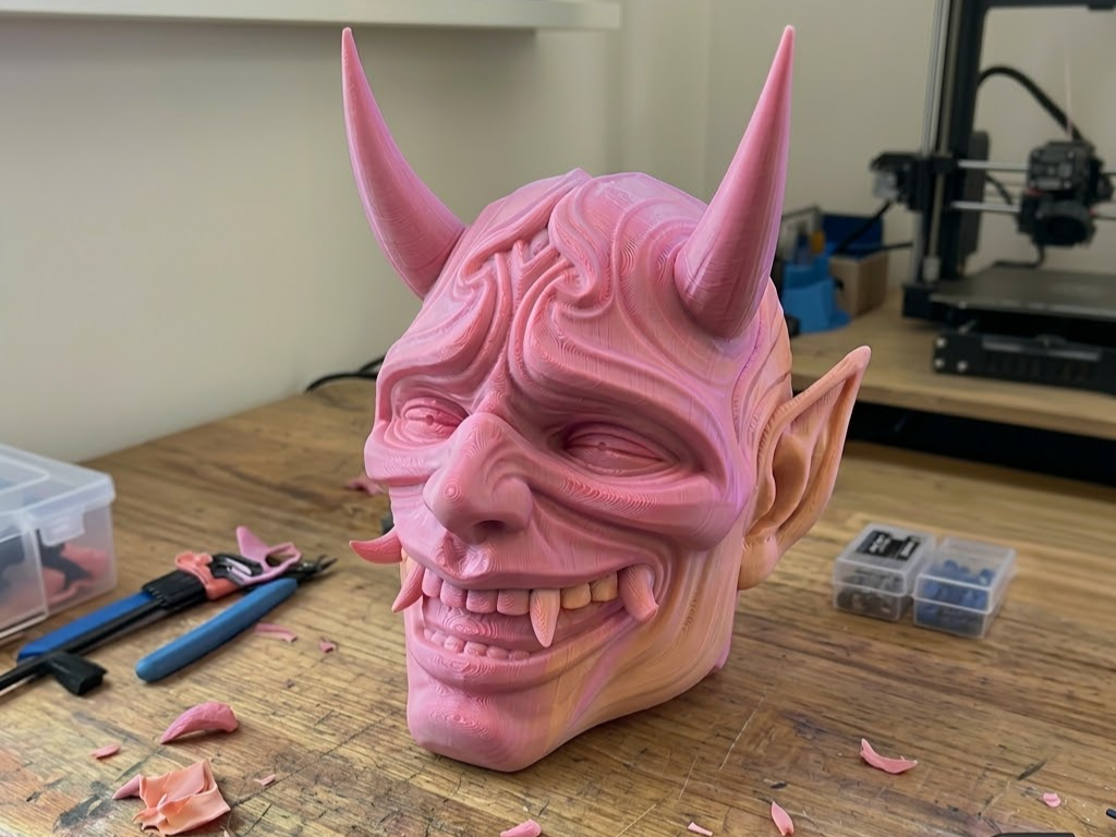 Máscara de demonio