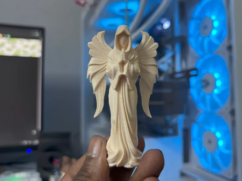 Angelic Elegance – 3D Printed Miniature