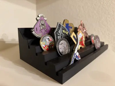 Challenge Coin tower
