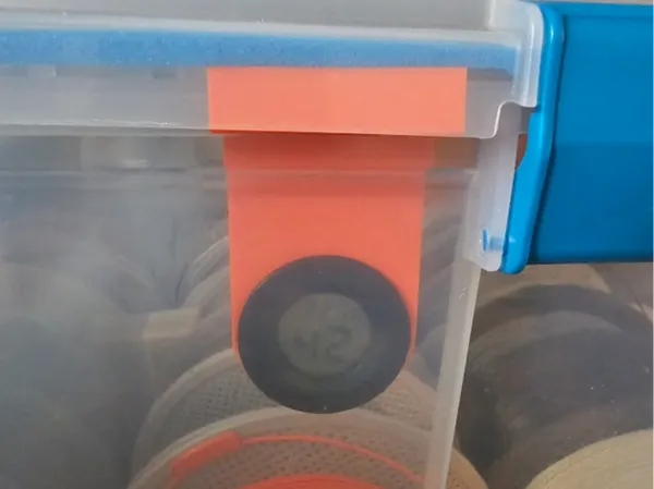 Support d'hygromètre pour bac de rangement 76L