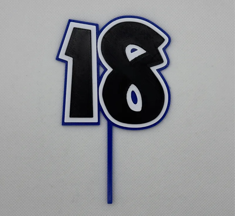 cake topper 18 years