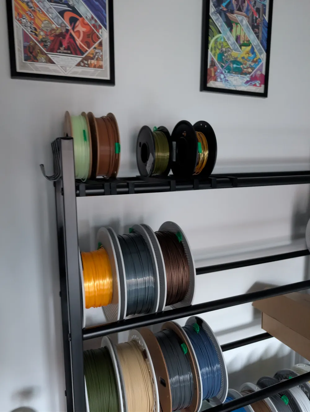 Small spool adapter for filament storage rack - Free 3D Print Model ...