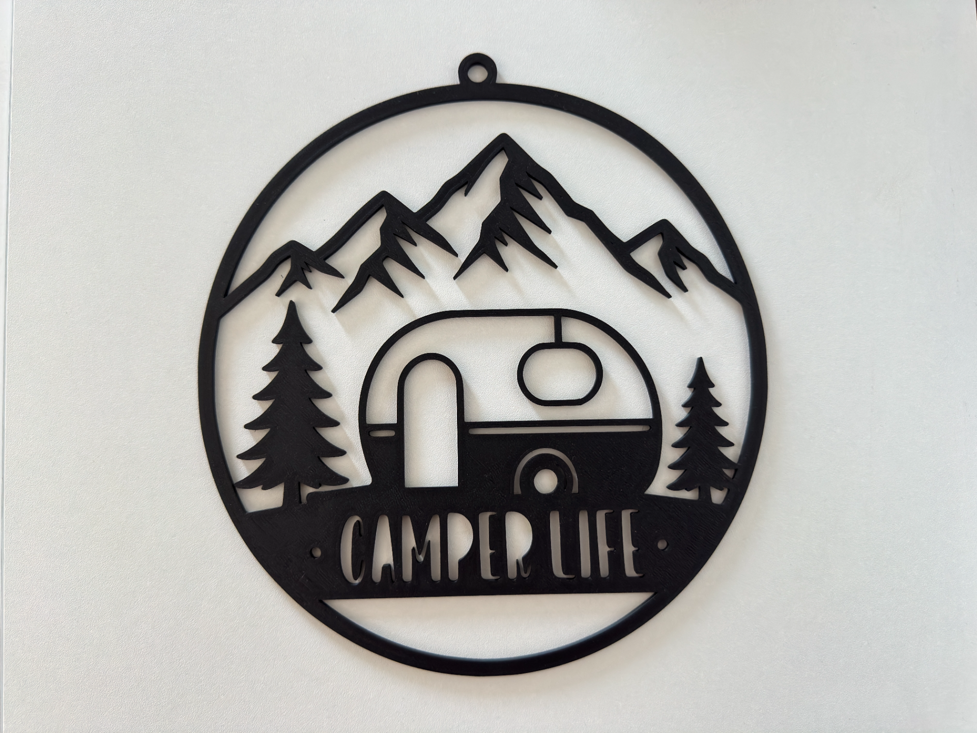 Camper Life Schild und Türkranz