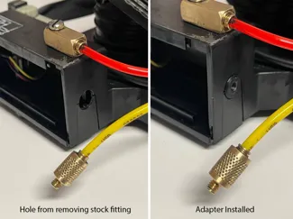 Haslab Trap - Legris Knurled Fitting Adapter