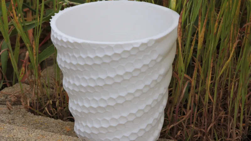 Spiral Honeycomb Planter pot