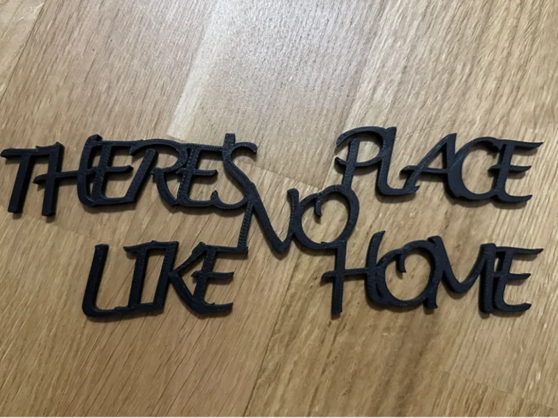 There's no Place like home Sign