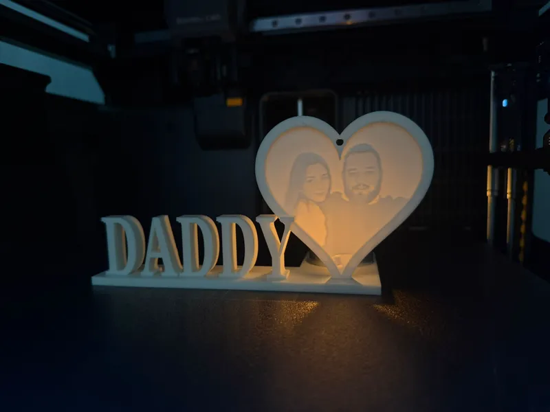 daddy light up lithiphane