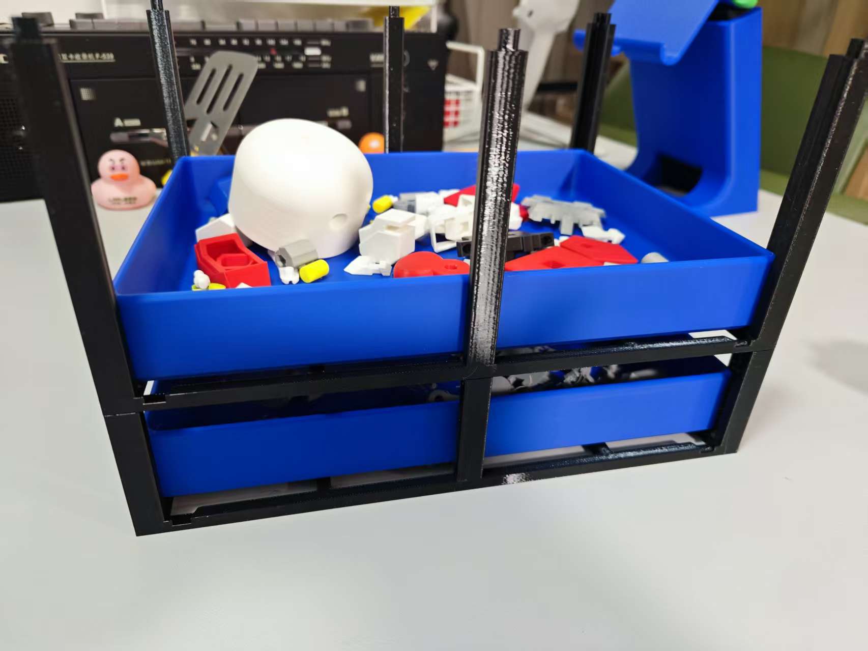 Miniatura 3 do modelo 3D 220x160 可堆叠托盘 及 堆叠收纳系统