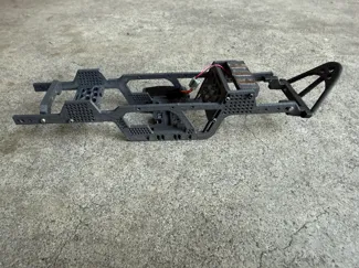 SCX24 LCG Full Chassis Stronger & stock skid holes