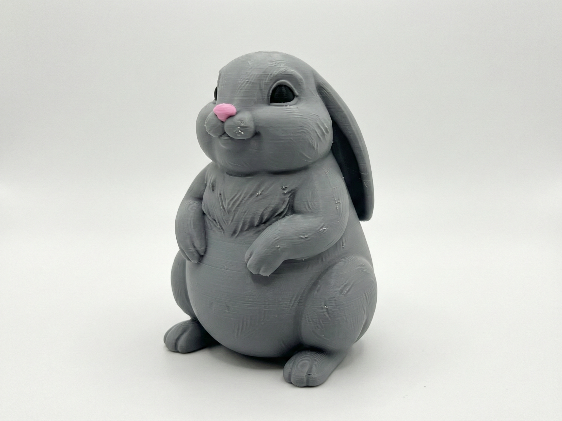Chubby Sitting Easter Bunny