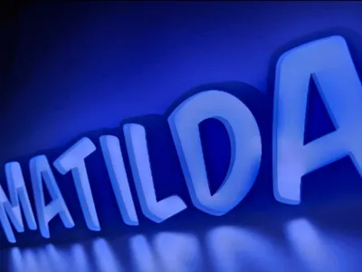 Name Lamp Matilda Lightbox, COBLED