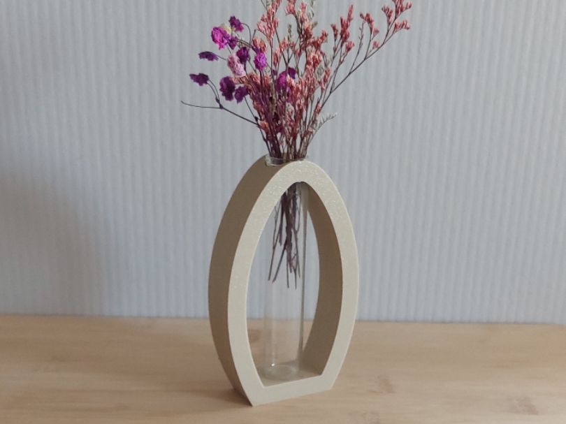 Modern Oval Test Tube Vase & Propagation Station