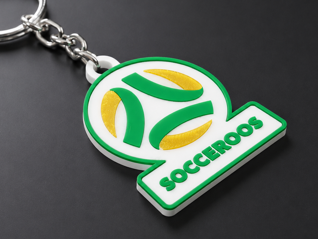 Aussie Socceroos - Australia Soccer Fan Keychain 