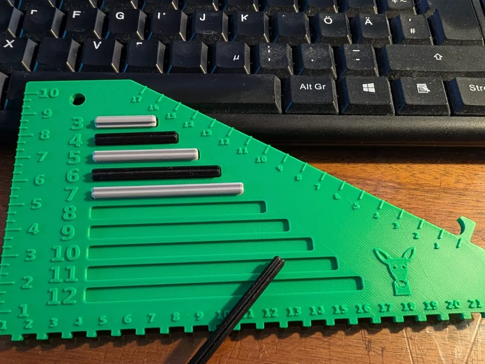 Brick Ruler – Compatible 4-in-1 Tool - Free 3D Print Model - MakerWorld