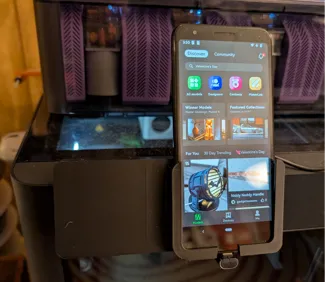 Phone Holder/Cover for P1S/P1P Controls