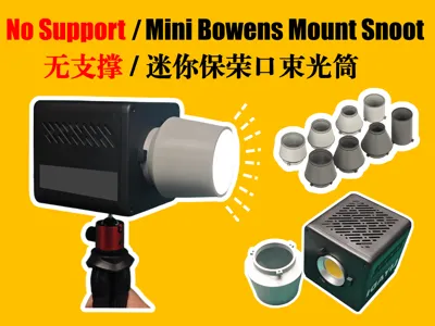 Mini Bowens Mount Snoot (No support) / Mini Bowens Mount Snoot (No support)