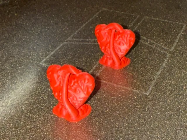 Heart earrings